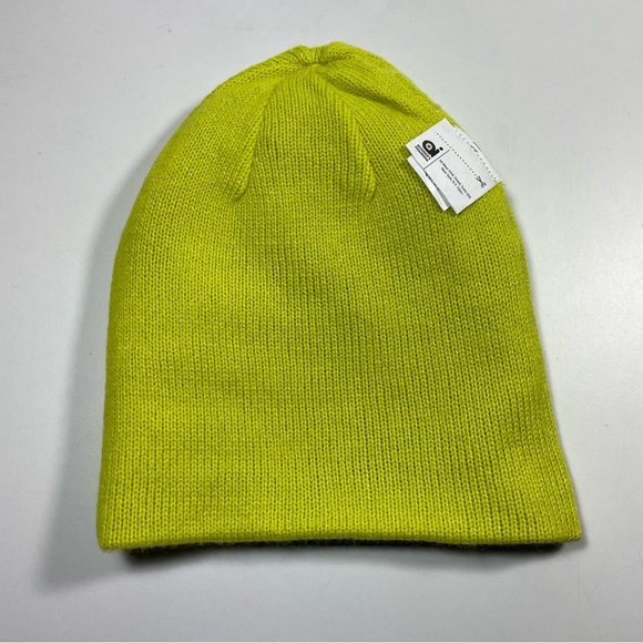 Accessory Innovations Reversible Heather Gray/neon yellow Beanie - Picture 6 of 8